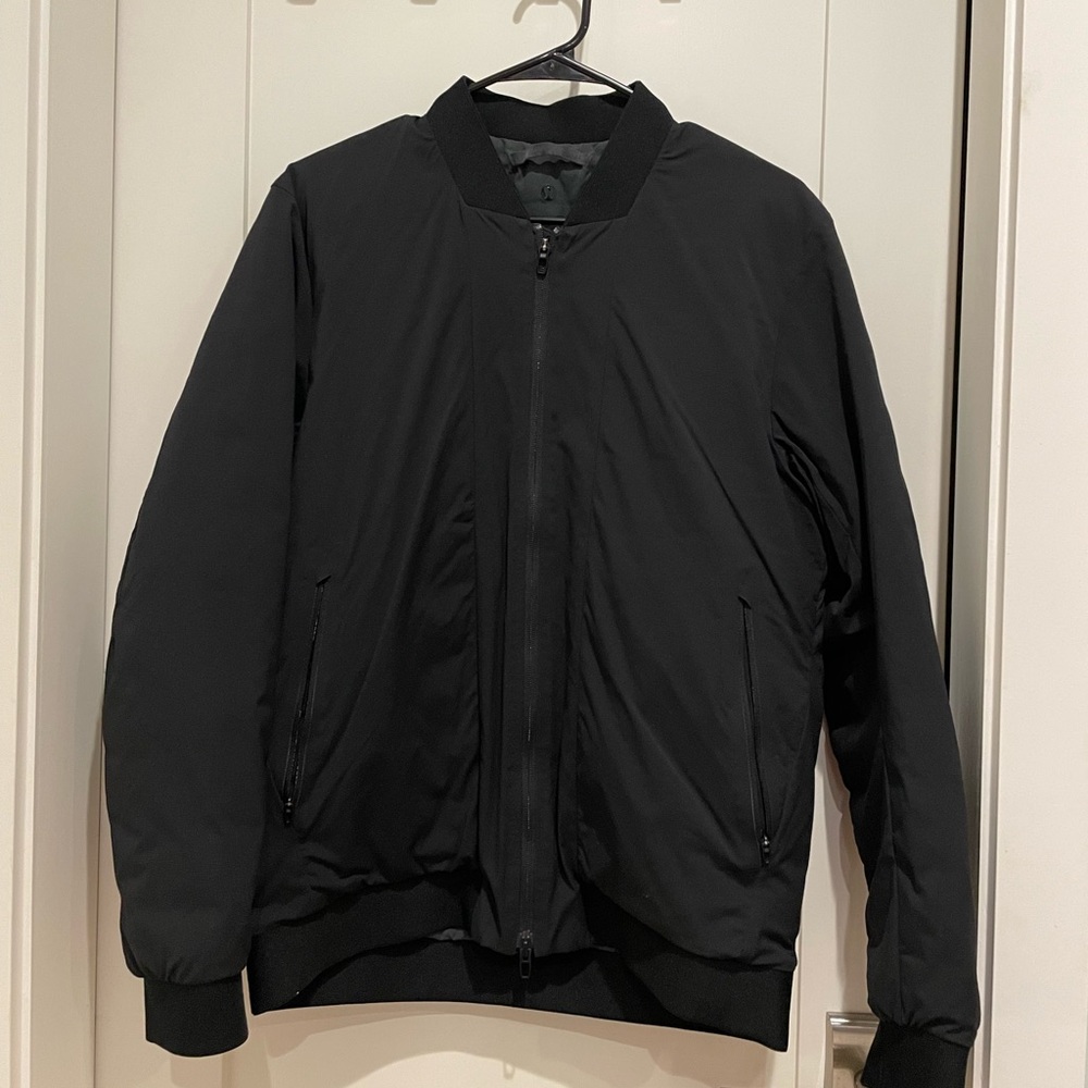 Men's Lululemon Black Bomber Jacket